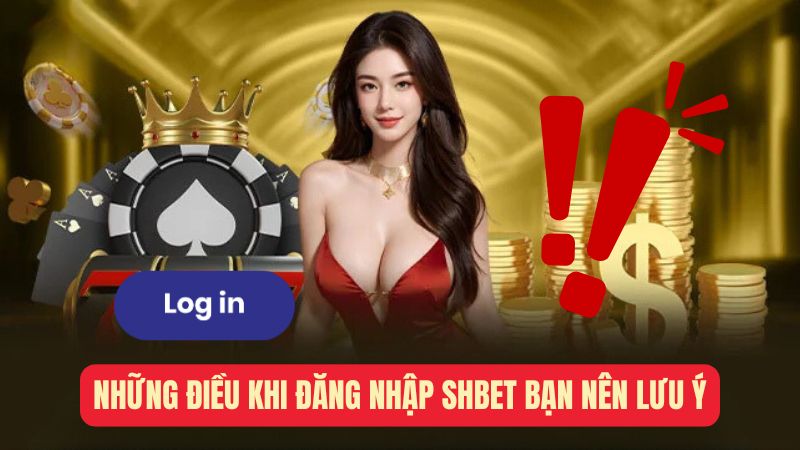 Những điều khi đăng nhập Shbet bạn nên lưu ý